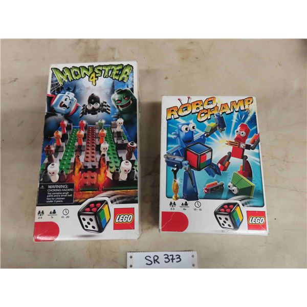 2 Boxes of LEGO, Monster 4 + Robo Champ - Used