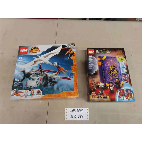 2 Sealed LEGO Kits ; Harry Potter Hogwarts Moment #76396 & Jurassic World 