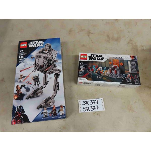 2 New Sealed Star Wars LEGO Kits Hoth AT-ST #75322 & Duel on Mandglove # 75310
