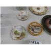Image 3 : Assorted Fine China Biscuit Jar, 3 Cups + Saucers, 2 Plates