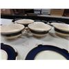 Image 3 : 16 pcs Ambassador Ware Fine China; 4 Large Plates- Floral, 8 Smaller Plates ( 2 Sizes), 