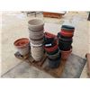 Image 1 : Pallet with Assorted Plastic Planters - Various Sizes