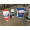 Image 2 : Assorted Pool Chemicals, Muratiz Acid, PH Balance, Liquid Algaecide, Aqua Floc, 