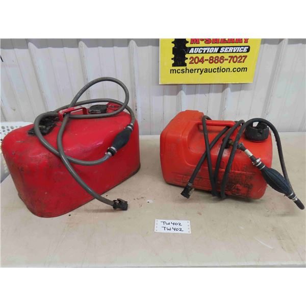 Metal + Plastic Marine Gas Tanks
