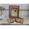 Image 1 : 6 Assorted Wood Framed - NO Glass - Largest 26" x 32"