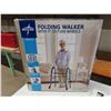 Image 2 : Medline Folding Walker in Box Centoco Elongated White Toilet Seat New in Box