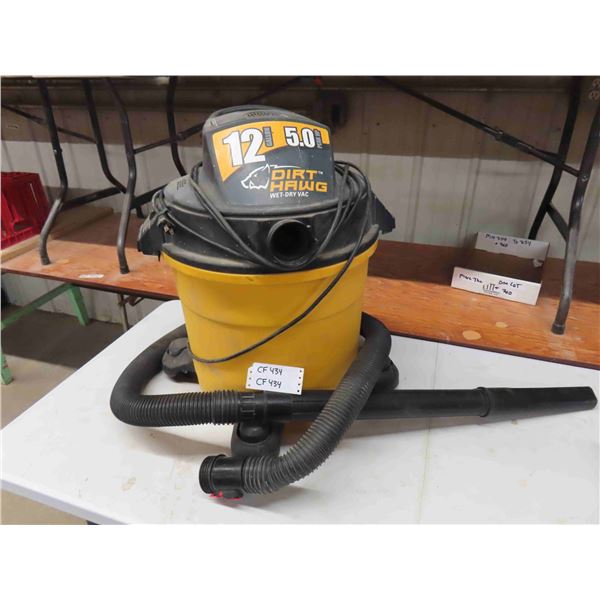 Dirt Hawg 12 Gal 5HP Wet/Dry Shop Vac