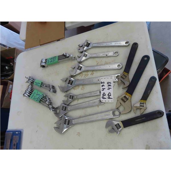 Wrenches - Metric + Standard & Crescent Wrench