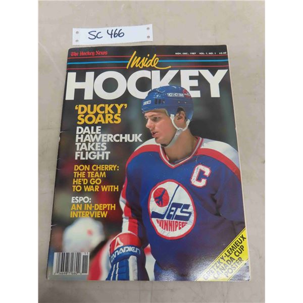 Volume 1 #1 Dale Hawerchuk Inside Hockey Magazine