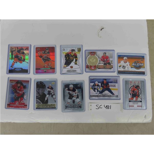 Connor McDavid 10 Card Lot