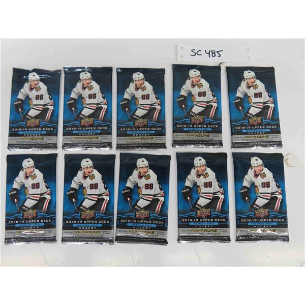 2018-19 Upper Deck Series 2 10 Packs 