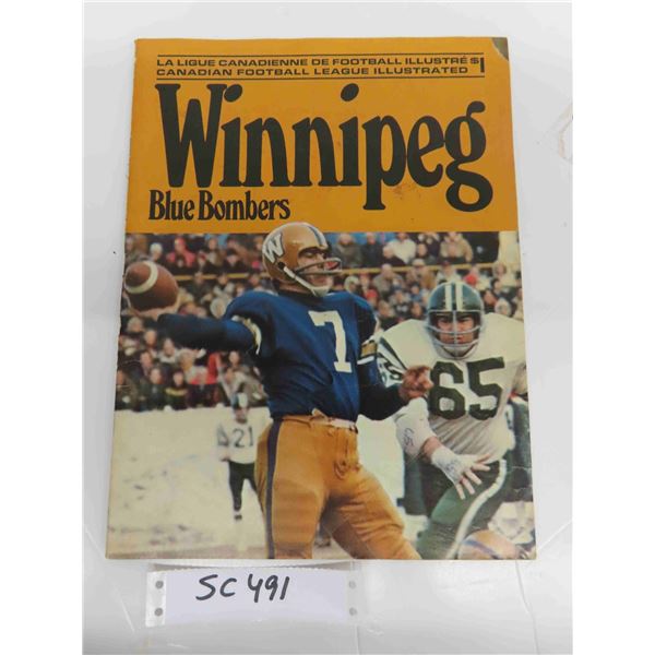1973 WPG Blue Bombers Magazine