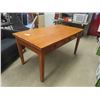 Image 1 : Vintage Solid Oak Desk - 2 Drawers - Would Make Great Dining Table 30.5" x 34" x 60"