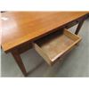 Image 2 : Vintage Solid Oak Desk - 2 Drawers - Would Make Great Dining Table 30.5" x 34" x 60"