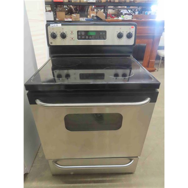 General Electric Glass 30"  Stove -Stainless Front Model JCBP6450J355