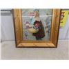 Image 4 : Vintage Framed Picture of Girl 24" x 29"