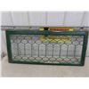 Image 5 : Nice Vintage Framed Leaded Glass Window 19" x 44"