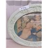 Image 4 : Antique Oval Convex Picture Frame - Story Time with Mom 19" x 25"