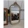 Image 3 : 2 Vintage Looking Mirrors - Repurpose From Sewing Machine Lid + Other Source