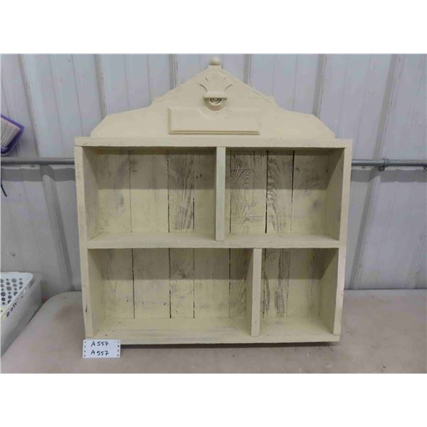 Nice Vintage Looking Display Shelf - Perfect for Cottage 5" x 30" x 33" 