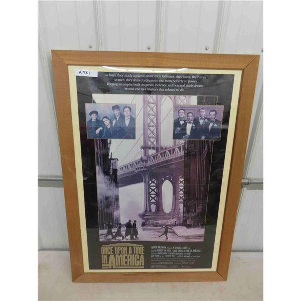 Framed ' Once Upon a Time in America' Movie Poster 32  x 43 