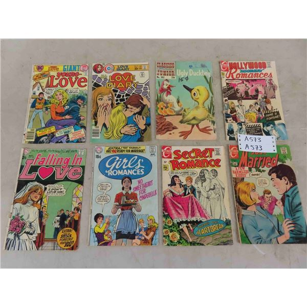 Assorted Love + Romance Comics - 12 cent Cover Price to 50 cents