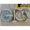 Image 1 : Audobon Bird Clock That Signs, Simpson Clock - Both 13" Wide