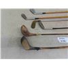 Image 2 : Assorted Vintage Golf Clubs - 3 Wooden Shafts
