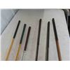 Image 5 : Assorted Vintage Golf Clubs - 3 Wooden Shafts