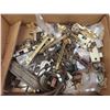 Image 2 : 3 Boxes of Antique Hardware; Hinges, Handles, Latches, Casters, plus more
