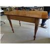 Image 4 : Antique Solid Wood Farm Table with Drawer 22" X 29" x 47"