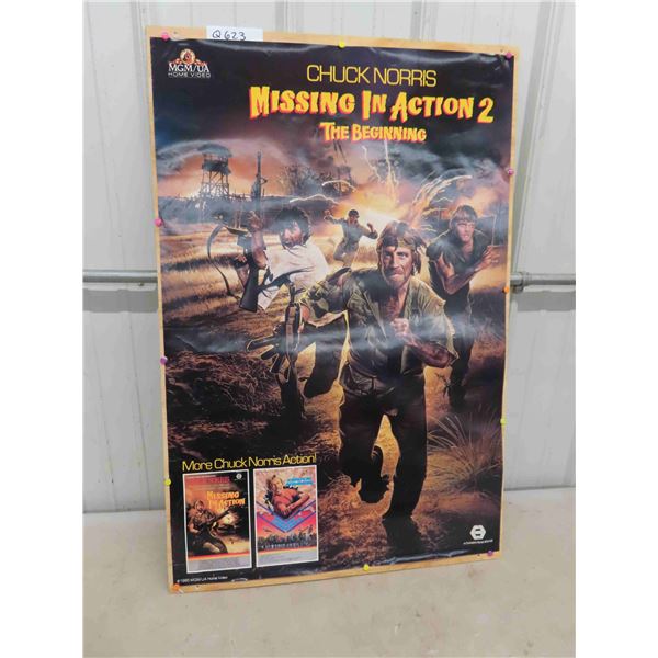 Missing in Action 2 Movie/ Video Poster 24  X 36 