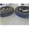 Image 4 : Pair of Temporary Use 5 Bolt Spare Tires