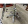 Image 3 : Heavy Chrome Base Salon Chair with Adjustable Height Foot Pump + Vinyl 