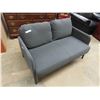Image 1 : Modern Steel Frame Cloth Love Seat 48" wide