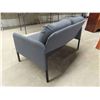 Image 4 : Modern Steel Frame Cloth Love Seat 48" wide