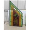 Image 2 : 2 Stained Glass 17" Wide & 16 " to 32" Tall 