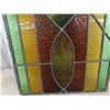 Image 6 : 2 Stained Glass 17" Wide & 16 " to 32" Tall 