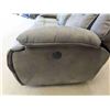 Image 5 : Cloth Couch with Power Reclining Ends 86" Wide