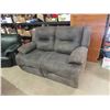 Image 1 : Cloth Loveseat - Both Seats Recline 62" wide - Match to Lot # 582