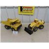 Image 1 : Large Metal Tonka Dump Truck + Front Loader
