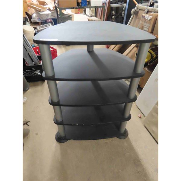 5 Tier Shelf , Modern Stereo Stand 36 1/2'' Tall x 19 1/2'' Deep x 26 