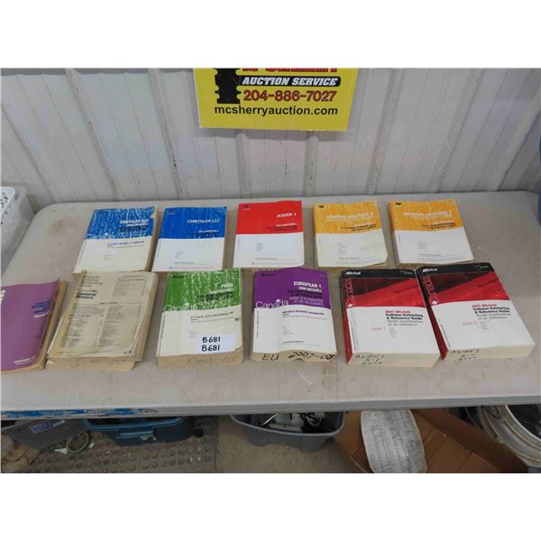 11 Mitchell Collision Estimating Manuals 1987-2012 GM , European