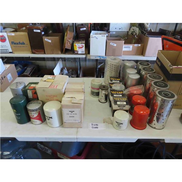 Large Selection of Mostly Wix Filters , Oil , Fuel - Some Marked IH 