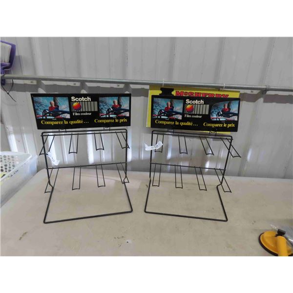 2 Metal Counter Store Rack 19'' x 15'' x 9''