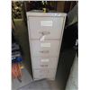 Image 1 : 4 Drawer Metal Filing Cabinet 52'' x 18'' x 26''