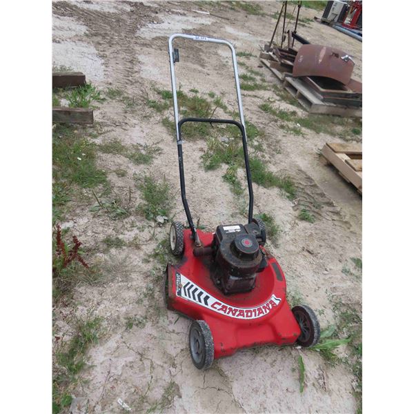 Canadiana Push Lawn Mower - Turns Over, Has Not Ran in a While
