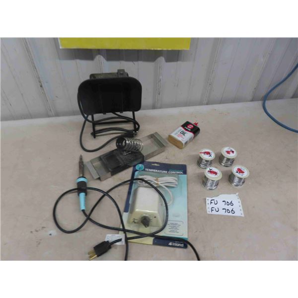Soldering Gun , Mini Phaser Temperature Control , 4 Rolls Soldering