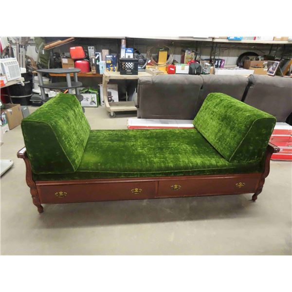 Chase Lounger with Bottom Drawers 78'' Wide 