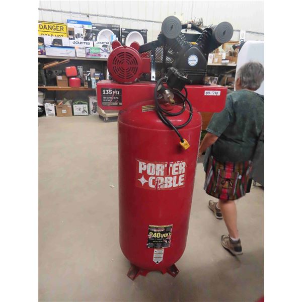 Porter Cable 3 HP 60 Gal Upright Air Compressor 